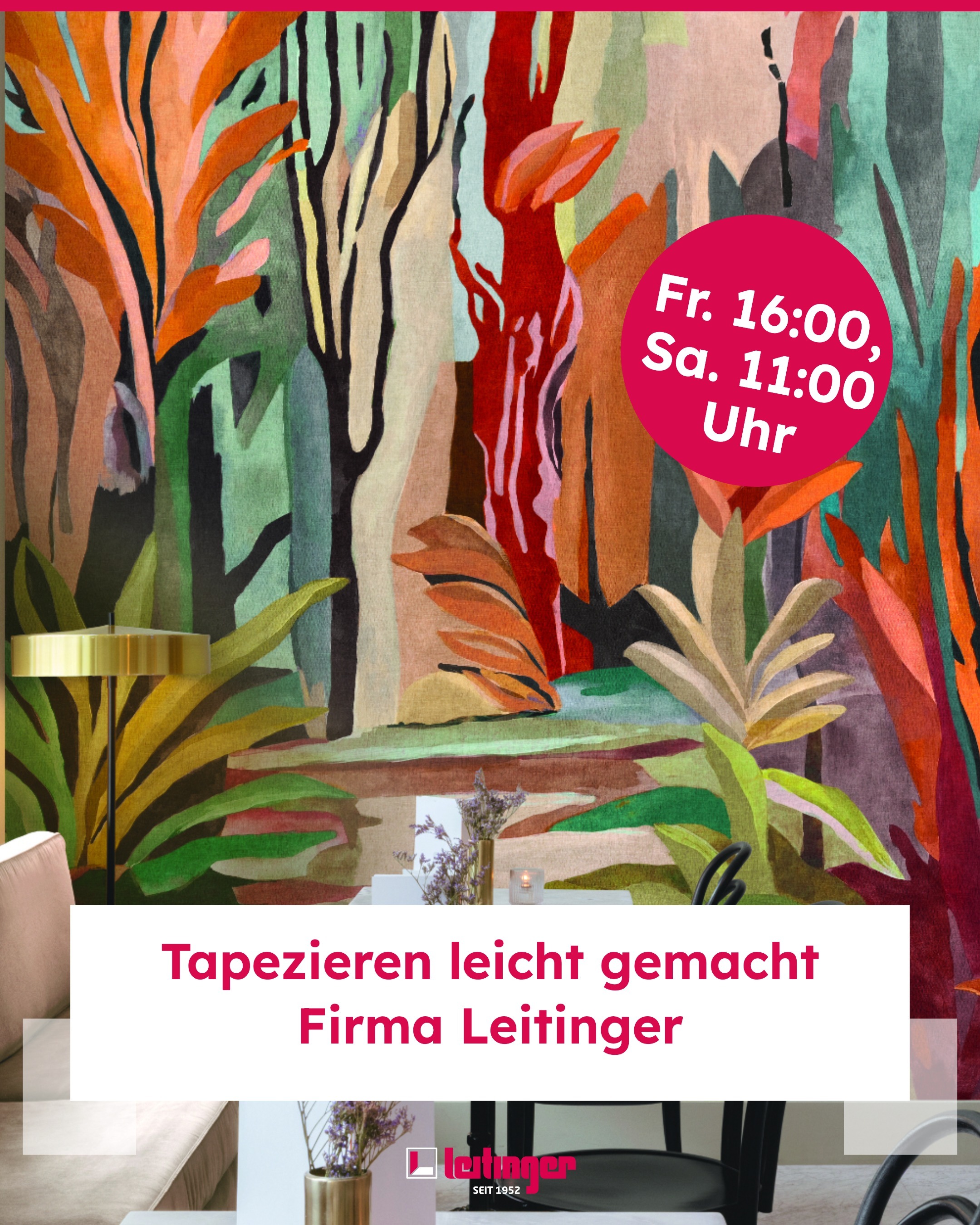 Tapeziervorführung