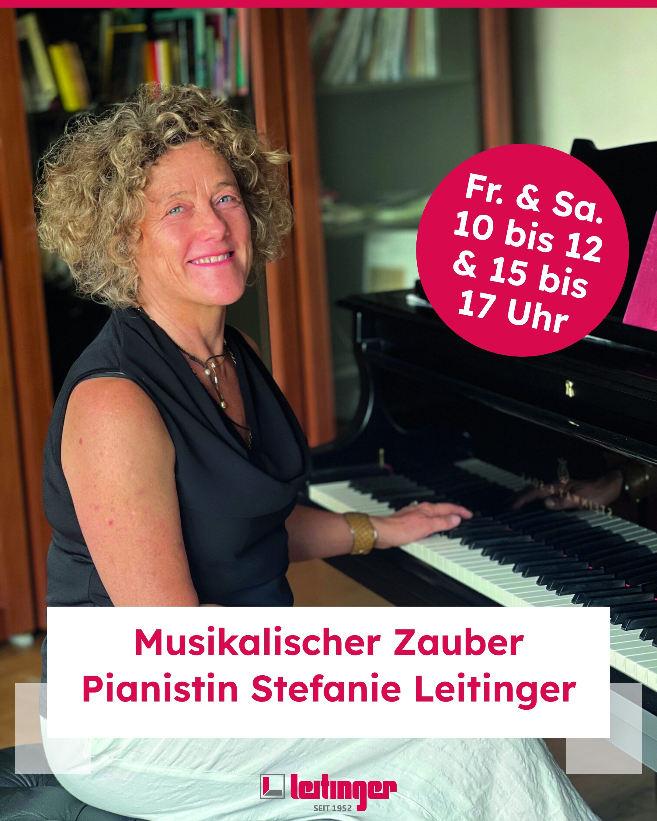 Musikalischer Zauber mit Pianistin Stefanie Leitinger